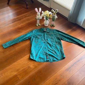 Red Ranch Button Down Shirt